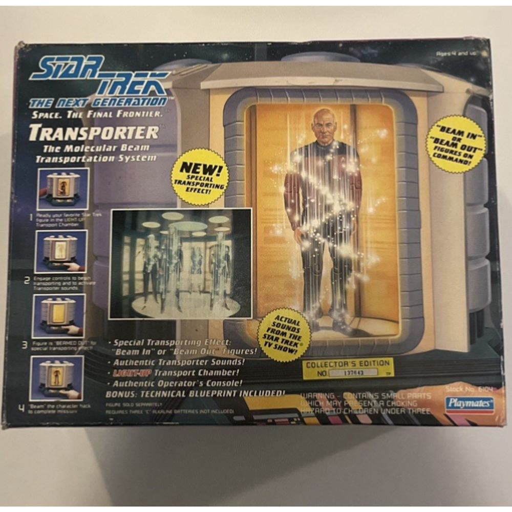 Star Trek The Next Generation Transporter, Molecular Beam Transportation System